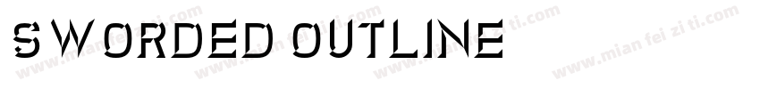 Sworded Outline字体转换